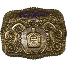2006 CROWN ROYAL THEME BELT BUCKLE EXTRA LARGE - GW-13