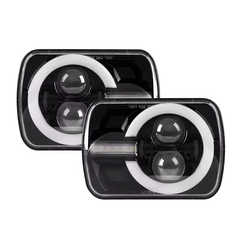  Faro LED 5x7 7x6" alto-bajo DRL para camioneta Toyota 1982-1995 4Runner Tacoma  Foto 4 de 4