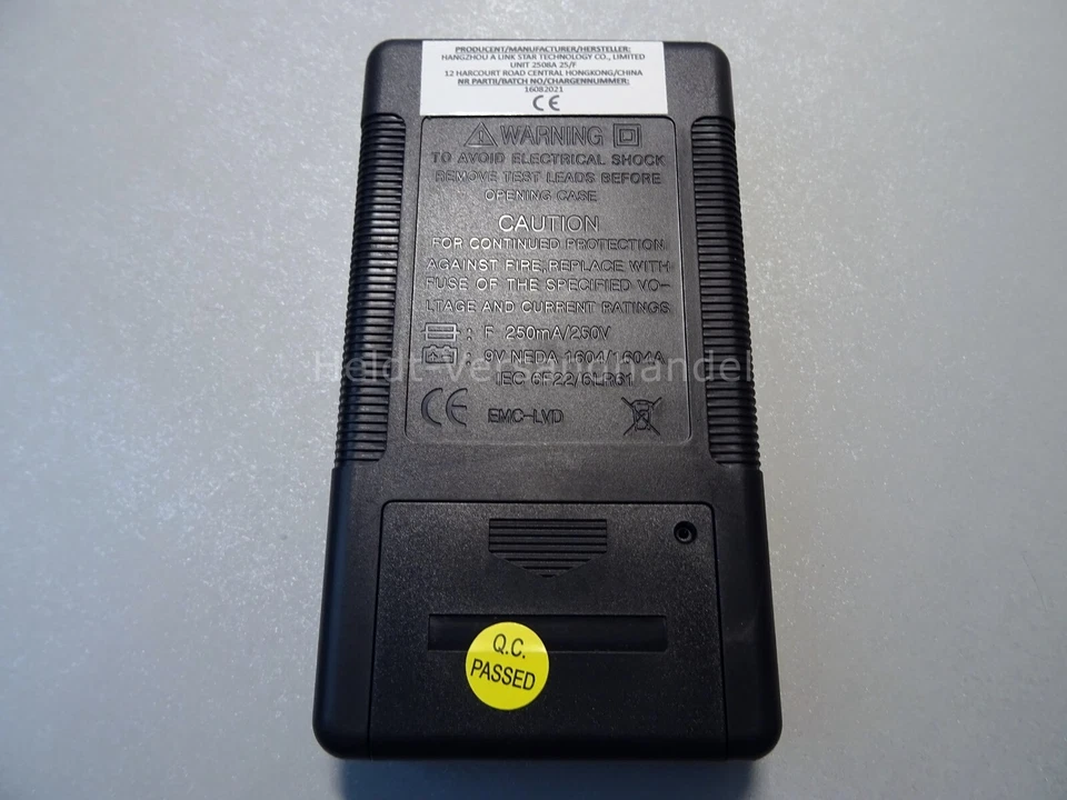 Digital Multimeter Stromprüfer Vielfach-Messgerät Voltmeter Spannungsmesser Neu - Bild 4 von 4