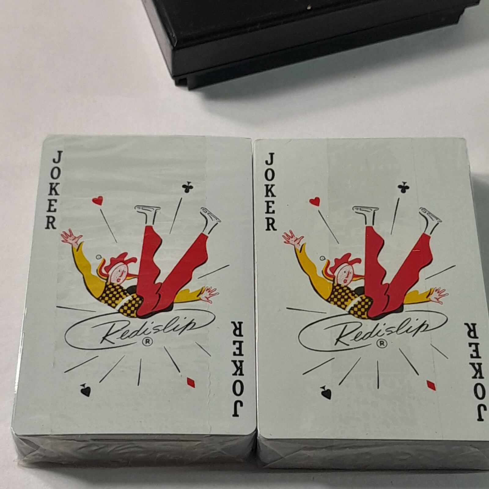 Vintage REDISLIP Playing Cards 2 Decks DOROTHY DEFAULT AGENCY REALTORS INSURANCE