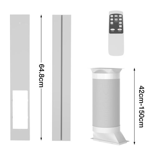 9000BTU Portable Air Conditioner 3-In-1 Mobile Fan Cooler Dehumidifier White - Picture 14 of 20