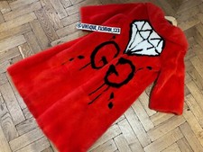 Gucci X Trouble Andrew Ghost Gg Real Mink Fur Coat 42 2016 Women's Trench Runway