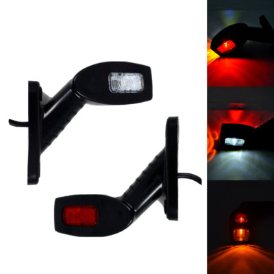 1 Set LED 24V Seitenmarkierungsleuchte für LKW Auflieger Anhänger Chassis BUS