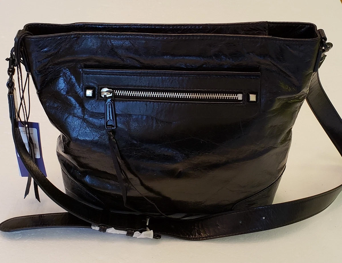 Rebecca minkoff slim deals regan hobo black