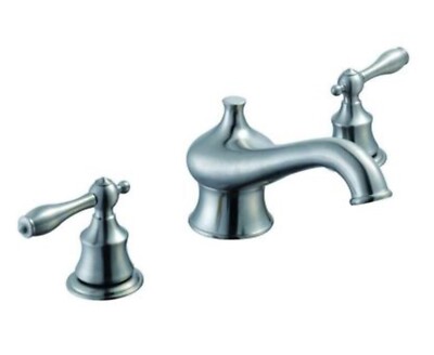 Glacier Bay Estates 2-Handle Deck-Mount Roman Tub Faucet in Brushed Nickel