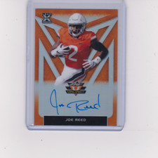2020 Leaf Valiant BA-JR3 Joe Reed RC Orange RC Auto 48/50 San Diego Chargers