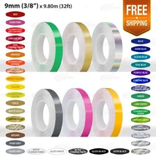 PinStripe Car Model Bike Coach Streamline Styling TAPE Vinyl STICKERS 3/8" 9mm