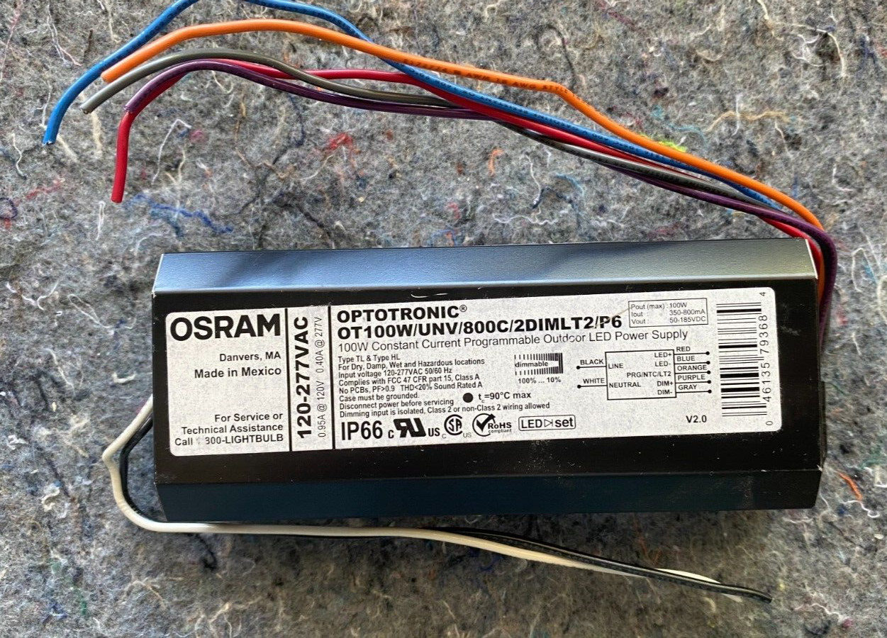 OT100W/UNV/800C/2DIMLT2/P6 OSRAM 100W OUTDOOR LED POWER SUPPLY FREE SHIPPING