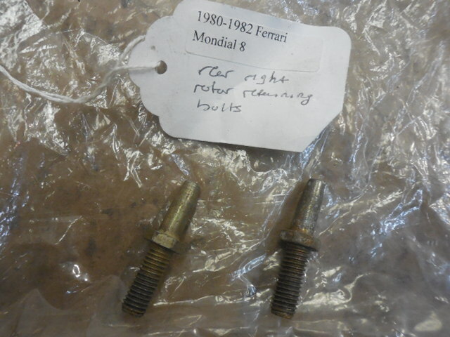 1980 1981 1982 Ferrari Mondial 8 308 Lot Miscellaneous Brake Hardware Nuts Bolts