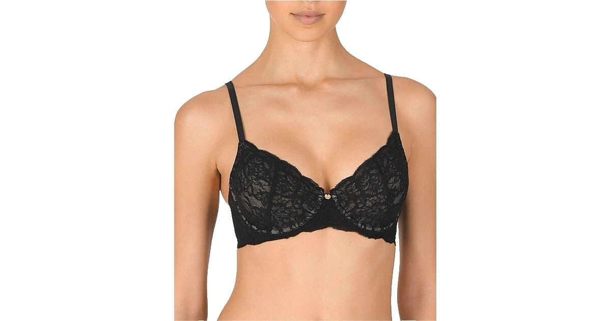 Brasieres y Floral Negro Natori Bra Sets para Mujeres