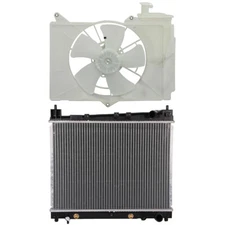 Electric Radiator Cooling Fan Kit For 2000-2005 Toyota Echo 2004-06 Scion xA xB