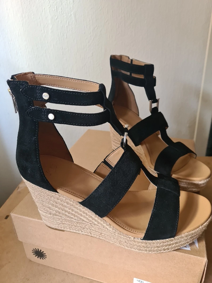 Ladies UGG KOLFAX Suede wedges suede UK 9 EU42 bought but not