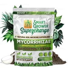 Mycorrhizal Fungi with Beneficial Bacteria, Trichoderma, Sea Kelp, Yucca, Molass