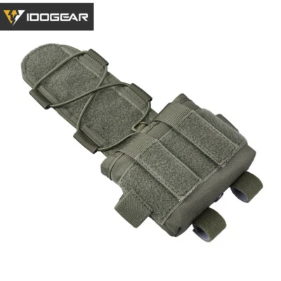IDOGEAR Tactical Pouch MK2 Battery Case Accessory for Helmet 500D Camo Hunting