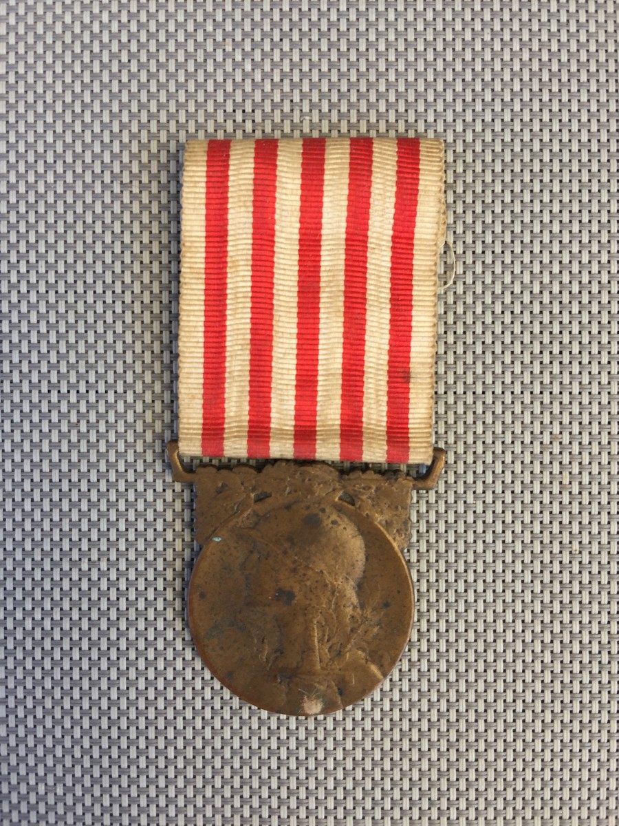 WW1 French Valeur Et Discipline Military Medal With Mini | #49955447