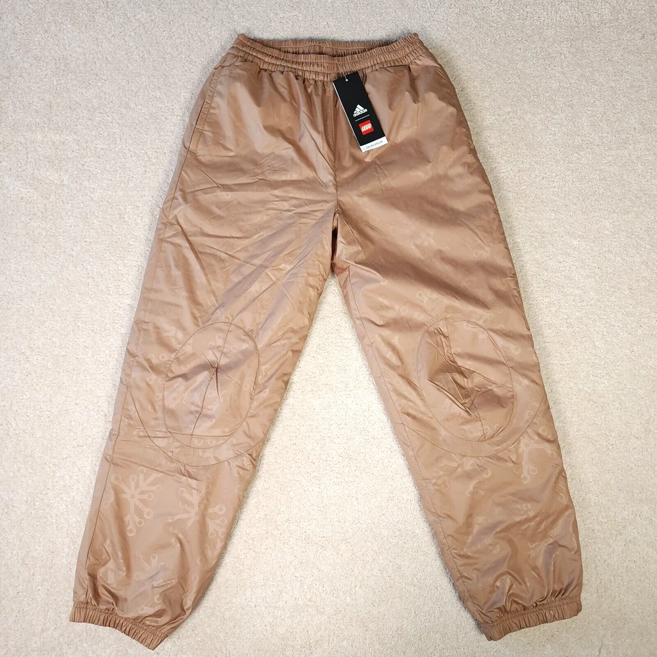 Adidas Lego Pants Boys Small Baumhous Lined Tracksuit Kids Cardboard Brown - Image 2 of 4