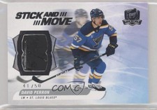 2020-21 Upper Deck The Cup Stick and Move 41/50 David Perron #SM-DP 11cu