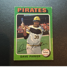 Topps 1975 - Dave Parker Auto #29 Pittsburgh Pirates Base Set