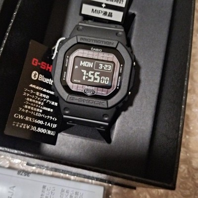 Casio G-Shock GW-BX5600-1A1JF Bluetooth Solar Radio Black Square