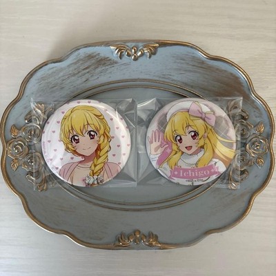 Aikatsu! Angely Sugar Can Badge Ichigo Hoshimiya Marui Set of 2