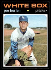 1971 Topps #345 Joe Horlen BASEBALL Chicago White Sox