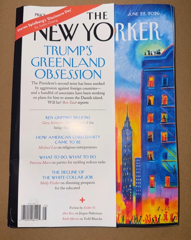 THE NEW YORKER MAGAZINE June 22, 2026 “After the Comeback” Knicks Mint NEW
