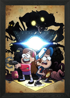 Gravity Falls: Dipper and Mabel's A Framed Wall Art Poster Leinwanddruck Bild