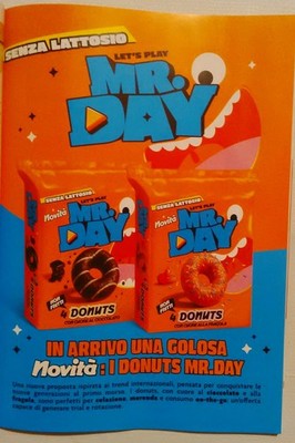MR.DAY DONUTS ADVERTISING ADVERTISING CLIPPING ADVERTISEMENTS ITALY