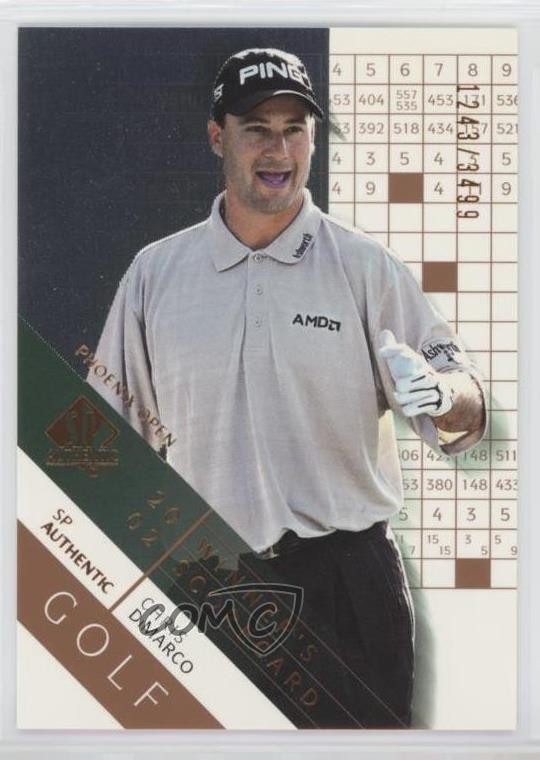 2003 SP Authentic Winner's Scorecard 1243/3499 Chris DiMarco #63 0c4
