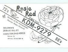 comic - QSL HAM RADIO CARD Hamilton Ohio OH : make an offer t1454