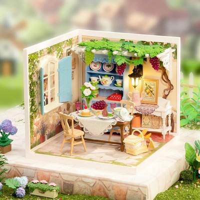 Rolife Super Creator DIY Bauernhaus Küche Miniaturhaus Kit Modell Kits Geschenke