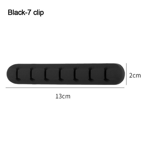 Silicone Cable Organizer Flexible Wire Holder Cable Management Earphone Cord - Photo 21/21