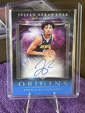 Julian Strawther 2023-24 Origins Rookie Auto #RA-JSD Denver Nuggets /49
