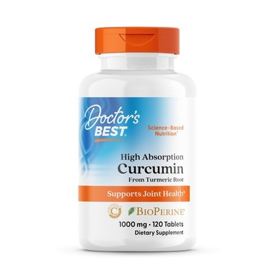 Doctor's Best Curcumin From Turmeric Root 120 Count (Pack of 1), No Color