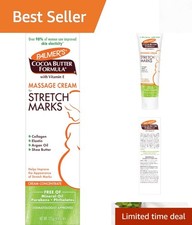 Cocoa Butter Massage Cream for Stretch Marks, 4.4 Ounce