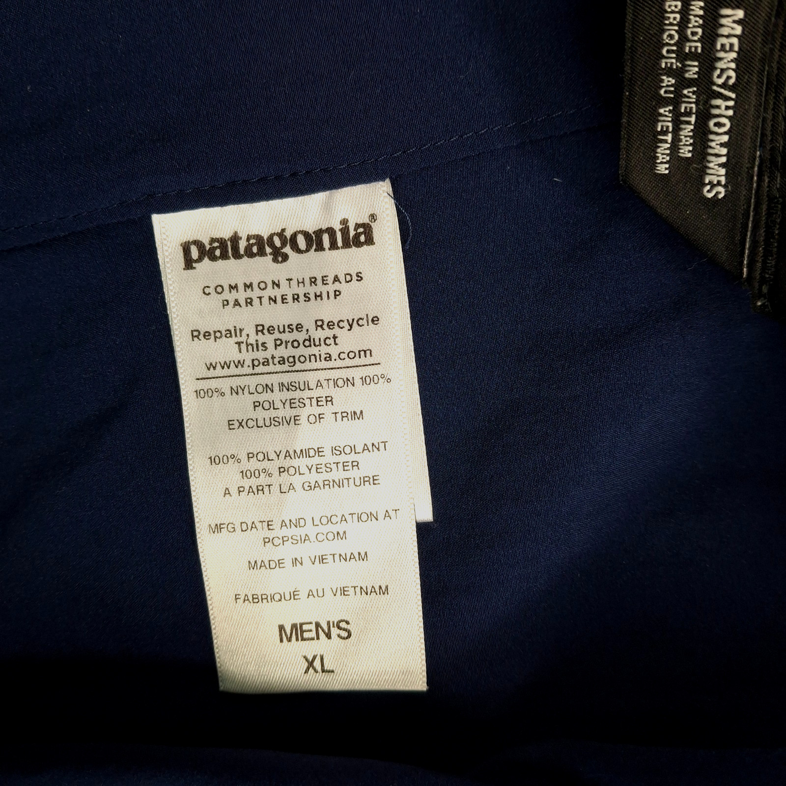 Patagonia Men's Jacket Nano Air Size XL Hooded Full Zip Winter Nylon Lined Light thumbnail 21