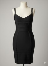 Boohoo black bodycon dress new with tags size 14 