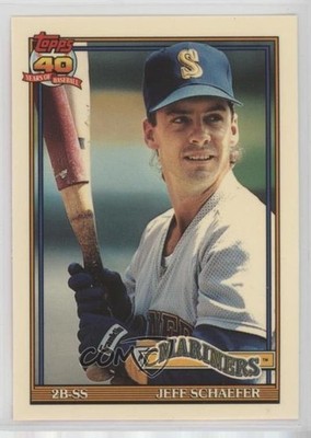 1991 Topps Factory Set Collector's Edition (Tiffany) Jeff Schaefer Rookie RC 0b7