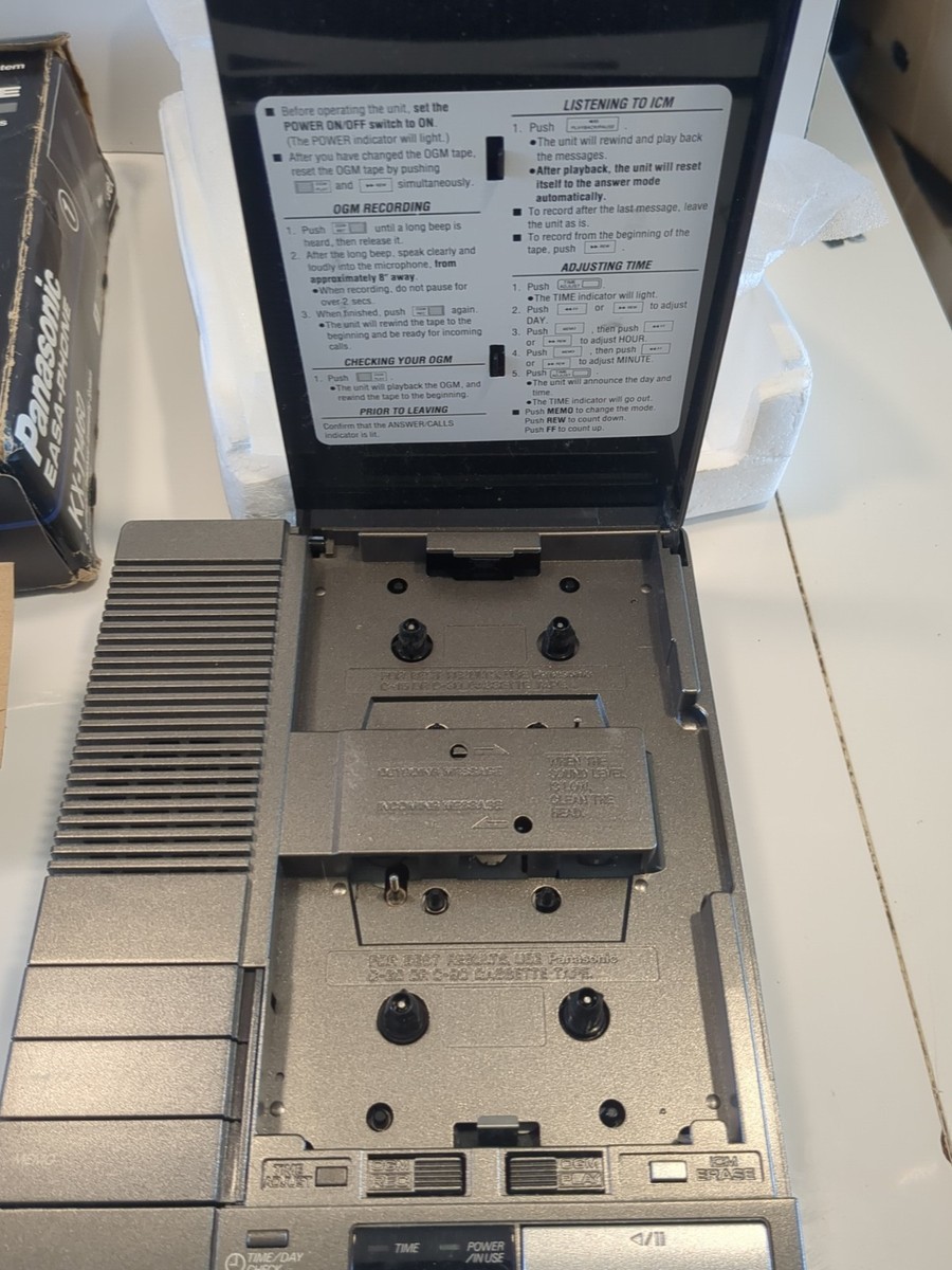 Répondeur Téléphonique Vintage Panasonic KX-T1470 - Neuf Dans Sa Boîte