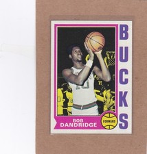 1974-75 TOPPS BASKETBALL BOB DANDRIDGE #126 BUCKS EX *A43256