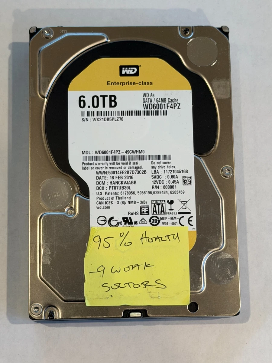 Western Digital 6TB Computer Internal Hard Disk Drives for sale | eBay