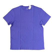 NWT J. Crew Men's Bistro Blue/Purple Washed Jersey Tee - SIZE LARGE