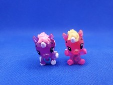 Hatchimals COLLEGGTIBLES Lot of 2 UNIKEETS Season 4 Hatch Bright Unicorns Red