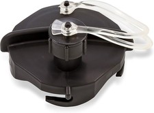 Camco RV Sewer Cap with Garden Hose Connection - Durable Bayonet Style Fitting