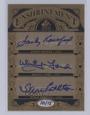 2012 SP Signature Edition 10/15 Sandy Koufax Whitey Ford Steve Carlton HOF 3z8