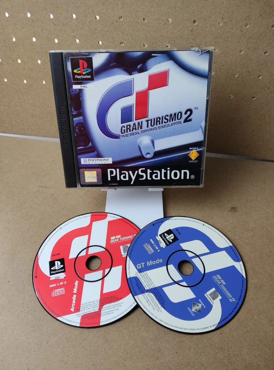 Console PlayStation 1 Complète - Très Bon état - Avec 2 Manettes + Gran Turismo 2