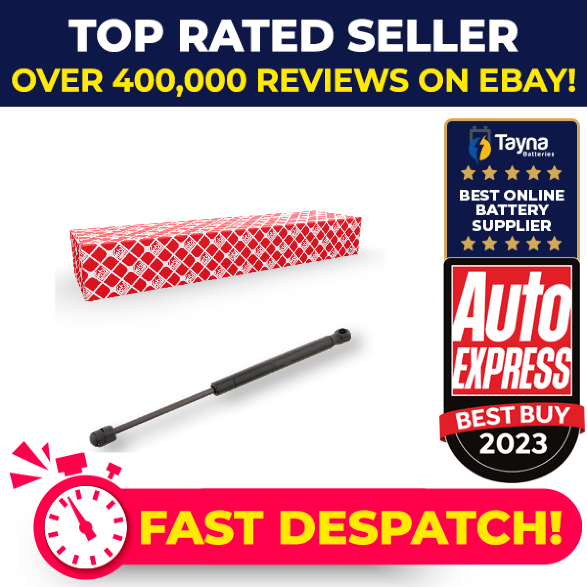 Boot Gas Strut fits RENAULT MEGANE Mk2 1.9D 2003 on Spring Lift Tailgate Rear
