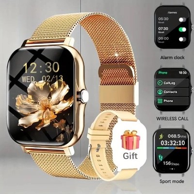 Smartwatch Android Phone  Color Screen Full Touch Custom Dial Smart Watch