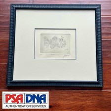 JERRY GARCIA * PSA * Autograph "FISH" ARTIST PROOF Etching Signed GRATEFUL DEAD