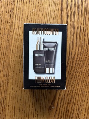 Beautycounter Think Clean Welcome Set. Overnight Peel / Charcoal Face Mask. 15ml